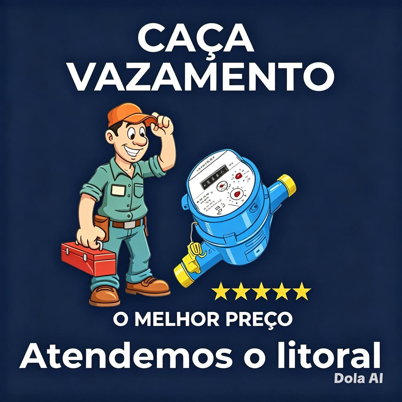 Caça Vazamento 5 Estrelas — o melhor preço, atendemos o litoral